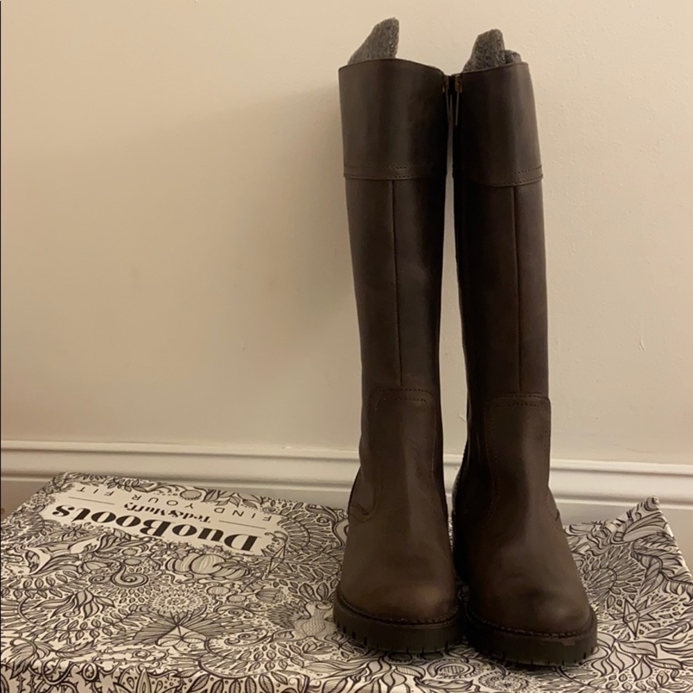 BRAND NEW Dark Leather Boots! Duo Boots